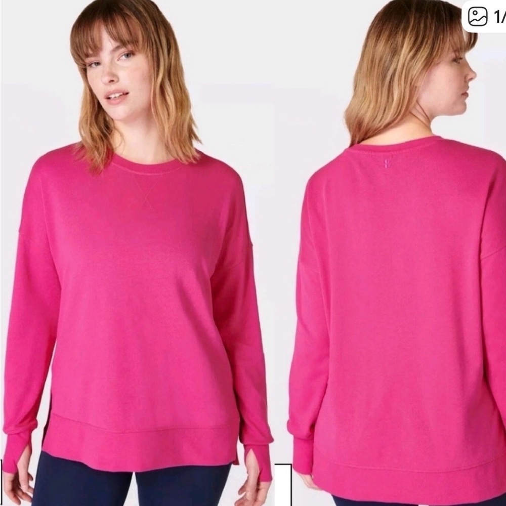 Sweaty Betty Pink After Class Crewneck